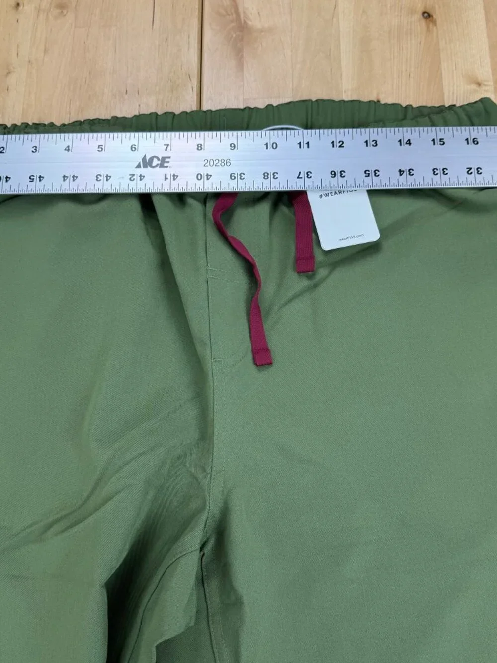 FIGS Pisco Basic Scrub Pants Olive Green Size Large FM4500